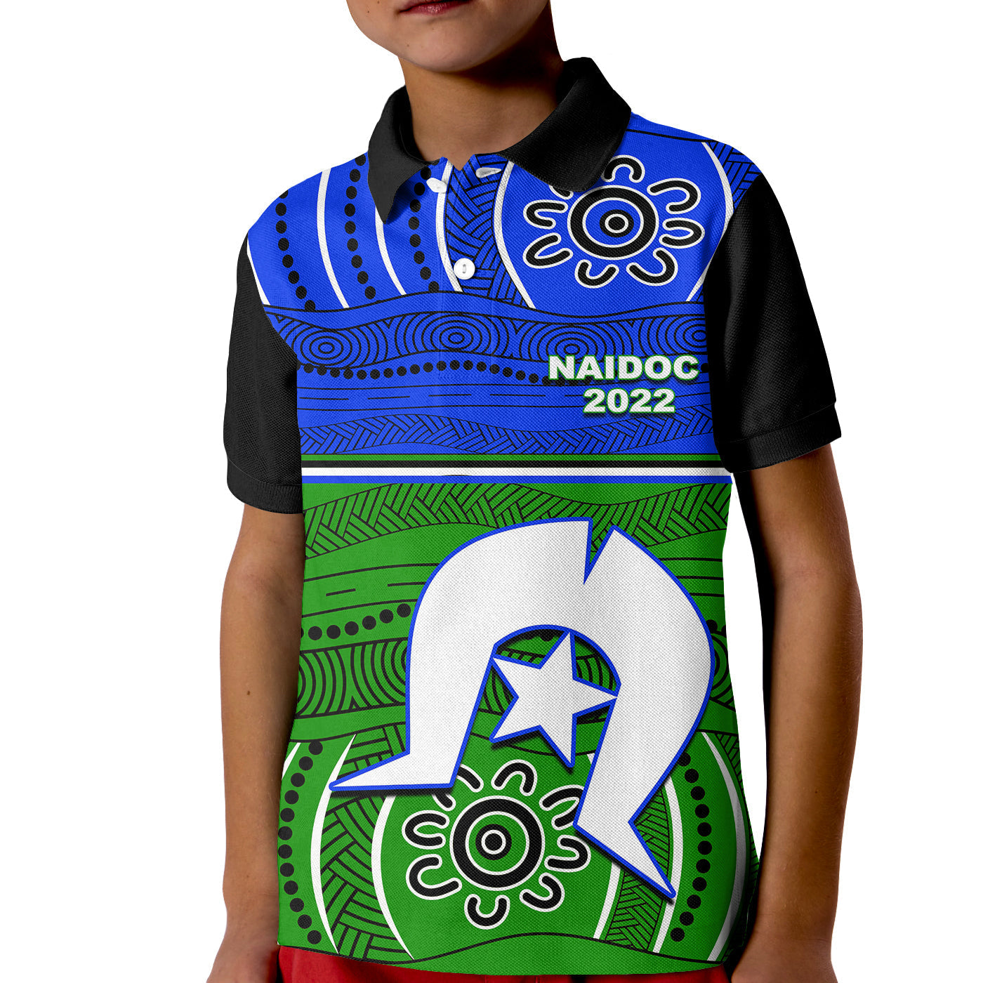 naidoc-week-2022-polo-shirt-kid-aboriginal-torres-strait-islander