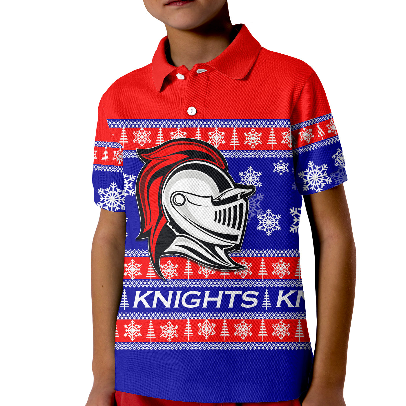 newcastle-knights-polo-shirt-kid-christmas-2021