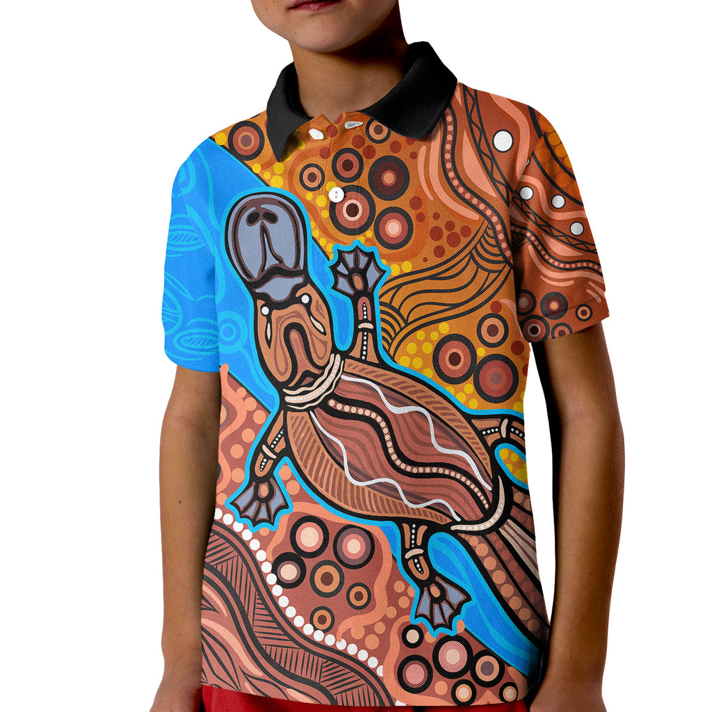 aboriginal-platypus-polo-shirt-kid-tribal-no-5