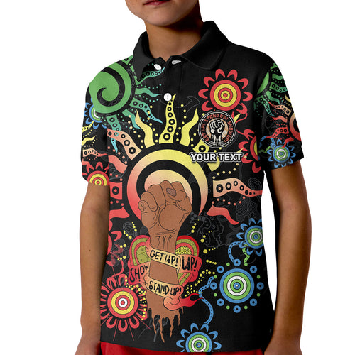 custom-personalised-naidoc-week-2022-polo-shirt-kid-lets-fight-together