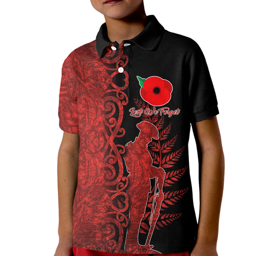 anzac-new-zealnds-polo-shirt-kid-maori-red-papua-shell
