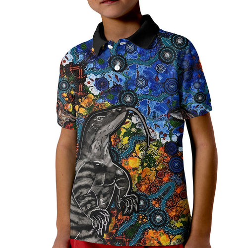 Aboriginal Tribal Polo Shirt KID LT6