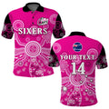 custom-text-and-number-sydney-sixers-polo-shirt-cricket-indigenous-australian-art-ver01