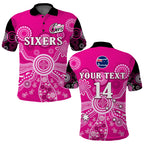 custom-text-and-number-sydney-sixers-polo-shirt-cricket-indigenous-australian-art-ver01