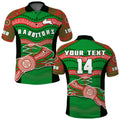custom-text-and-number-rabbitohs-rugby-polo-shirt-souths-1908-aboriginal-dot-painting-go-bunnies