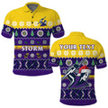 custom-personalised-melbourne-storm-christmas-polo-shirt-aboriginal-art-merry-xmas