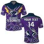 custom-text-and-number-melbourne-storm-rugby-polo-shirt-indigenous-boomerang-gradient-style