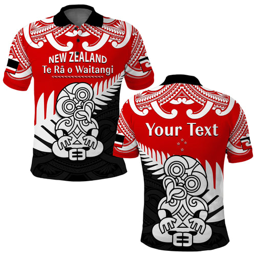 custom-personalised-waitangi-day-polo-shirt-tino-rangatiratanga-flag-with-tiki-maori-fern