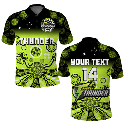 custom-text-and-number-thunder-polo-shirt-sydney-gradient-aboriginal-art