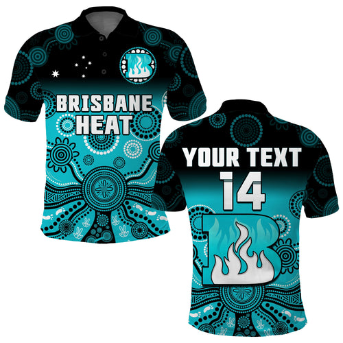 custom-text-and-number-brisbane-heat-polo-shirt-gradient-aboriginal-dot-painting