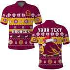 custom-personalised-broncos-christmas-polo-shirt-brisbane-aboriginal-art-merry-xmas