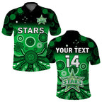 custom-text-and-number-stars-cricket-polo-shirt-melbourne-team-green-gradient-aboriginal-art