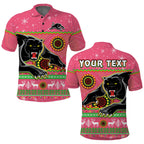 custom-personalised-panthers-christmas-polo-shirt-aboriginal-pattern-penrith-pink-version