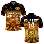 custom-text-and-number-perth-scorchers-polo-shirt-gradient-aboriginal-dot-painting