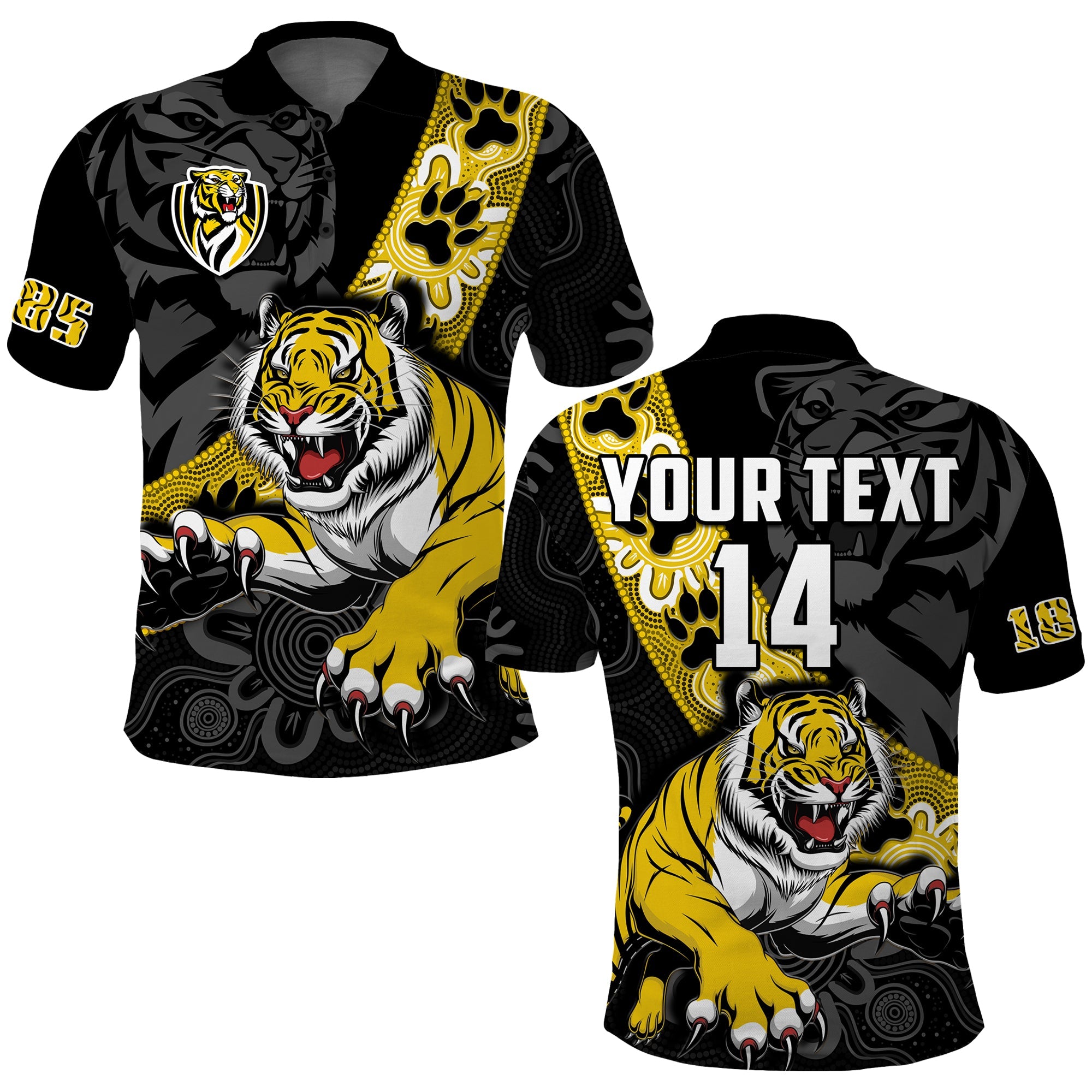 custom-text-and-number-richmond-football-polo-shirt-tigers-1885-indigenous-basic-style