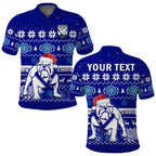 custom-personalised-bulldogs-rugby-christmas-polo-shirt-berries-merry-xmas-aboriginal-art