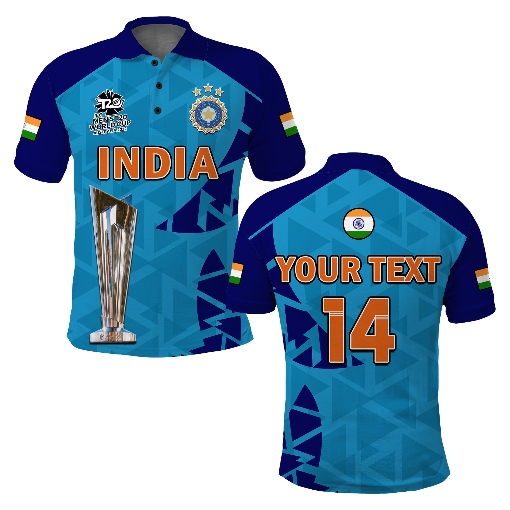 custom-text-and-number-india-cricket-polo-shirt-men-in-blue-champions-mens-t20-wc-2022