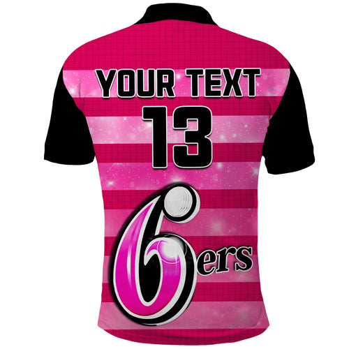custom-text-and-number-sydney-sixers-cricket-polo-shirt-galaxy-star-simple-ver02