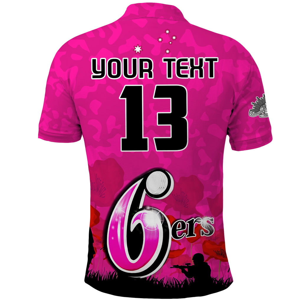 custom-text-and-number-sydney-sixers-cricket-polo-shirt-anzac-day-camouflage-poppy-lest-we-forget
