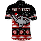 custom-personalised-bombers-football-polo-shirt-christmas-essendon