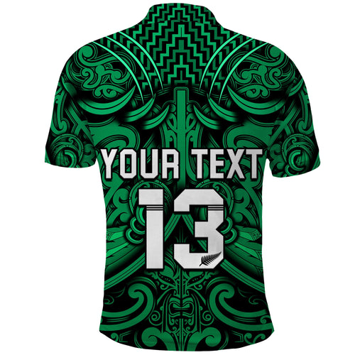 custom-text-and-number-new-zealand-silver-fern-rugby-polo-shirt-all-black-green-nz-maori-pattern