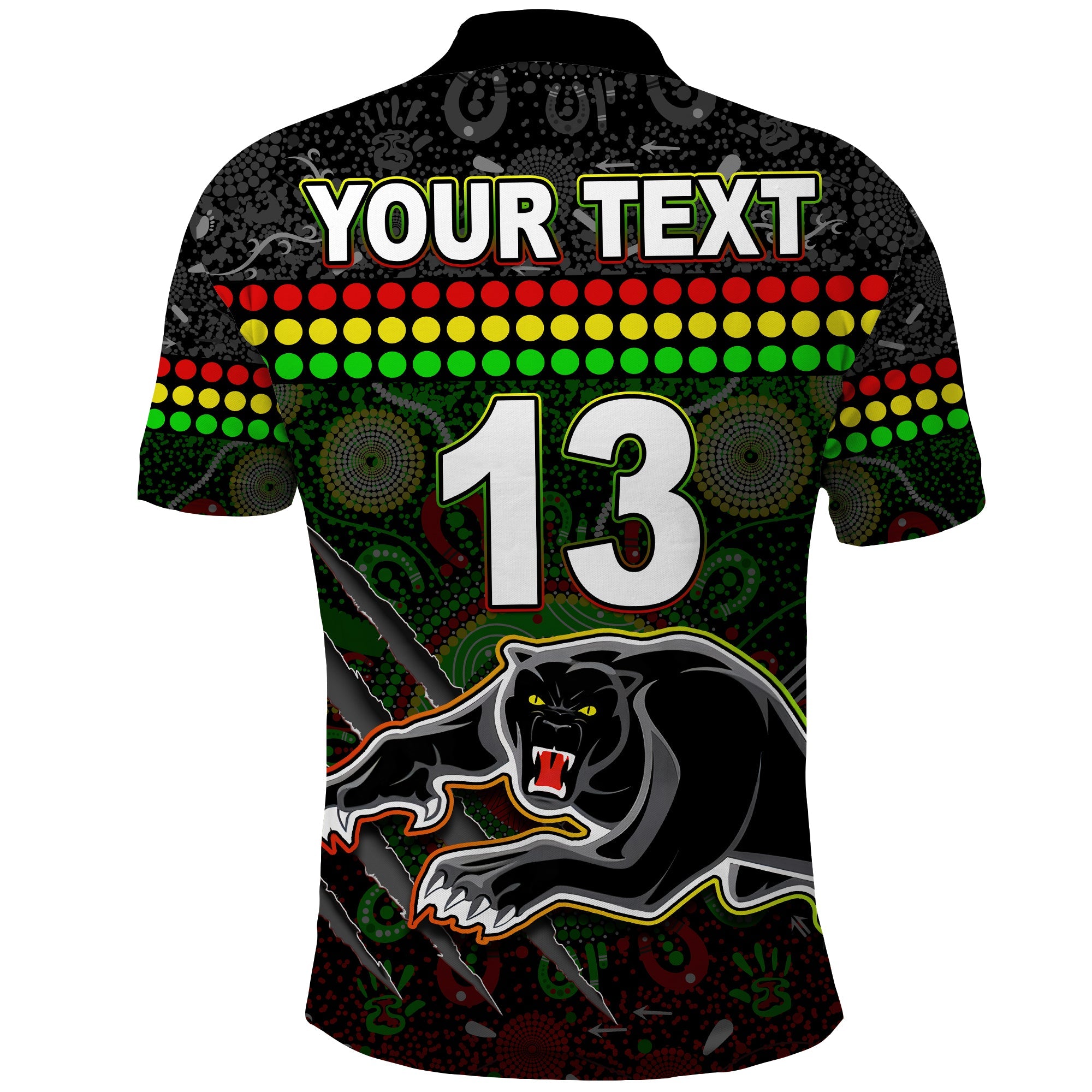 custom-text-and-number-panthers-polo-shirt-premiers-2022-aboriginal