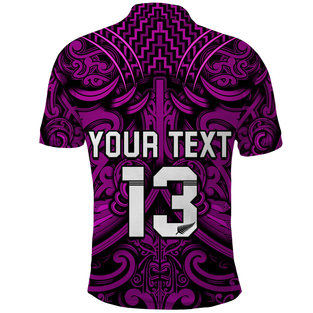 custom-text-and-number-new-zealand-silver-fern-rugby-polo-shirt-all-black-purple-nz-maori-pattern