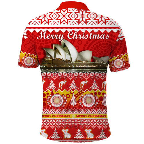 australia-polo-shirt-sydney-opera-house-aboriginal-art-merry-christmas