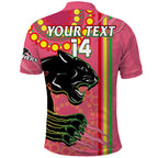 custom-text-and-number-panthers-rugby-polo-shirt-the-mountain-men-aboriginal-art-dynamic-pink-version