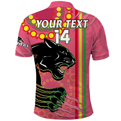 custom-text-and-number-panthers-rugby-polo-shirt-the-mountain-men-aboriginal-art-dynamic-pink-version