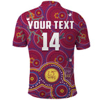 custom-text-and-number-brisbane-football-polo-shirt-indigenous-pattern-go-lions-unique-version