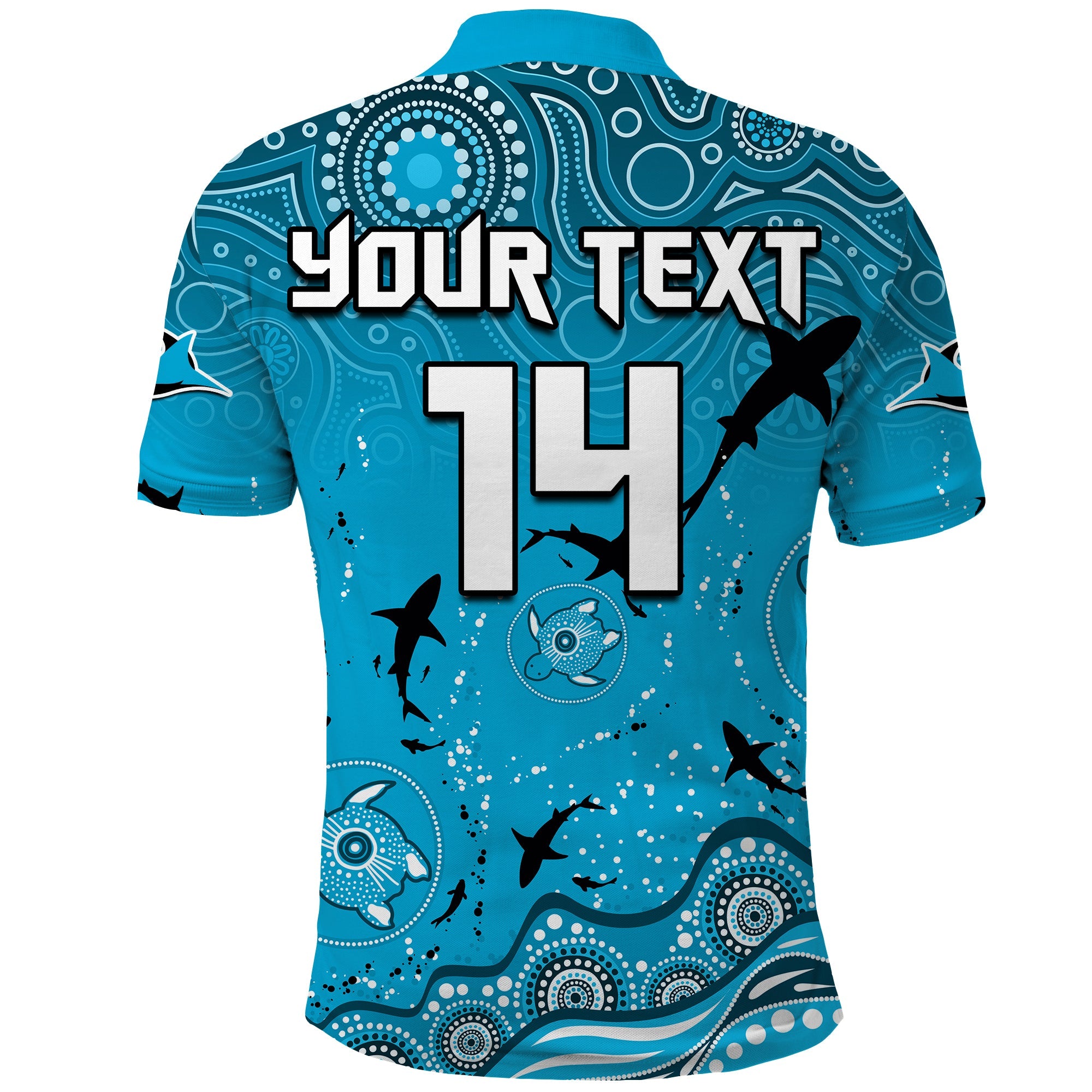 custom-text-and-number-sharks-rugby-polo-shirt-go-sharkies-aboriginal-special-version
