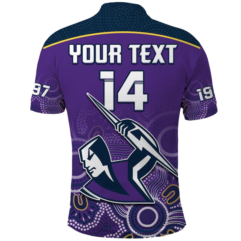 custom-text-and-number-melbourne-storm-rugby-polo-shirt-indigenous-boomerang-gradient-style