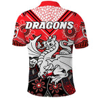 dragons-rugby-polo-shirt-indigenous-pattern-artsy-version