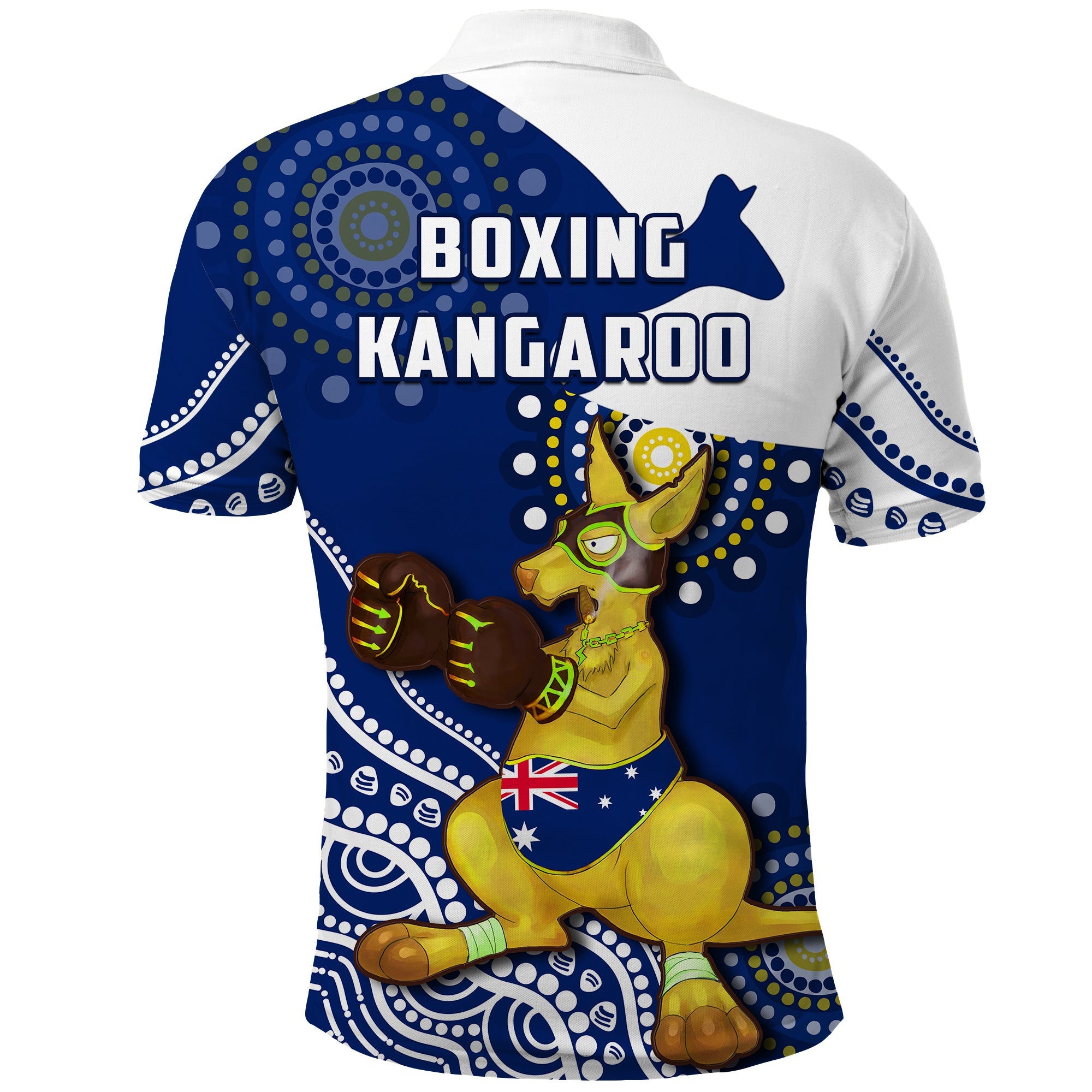 australia-polo-shirt-boxing-kangaroo-indigenous-flag-color-art