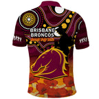 brisbane-broncos-rugby-anzac-2023-polo-shirt-aboriginal-mix-poppy-lest-we-forget