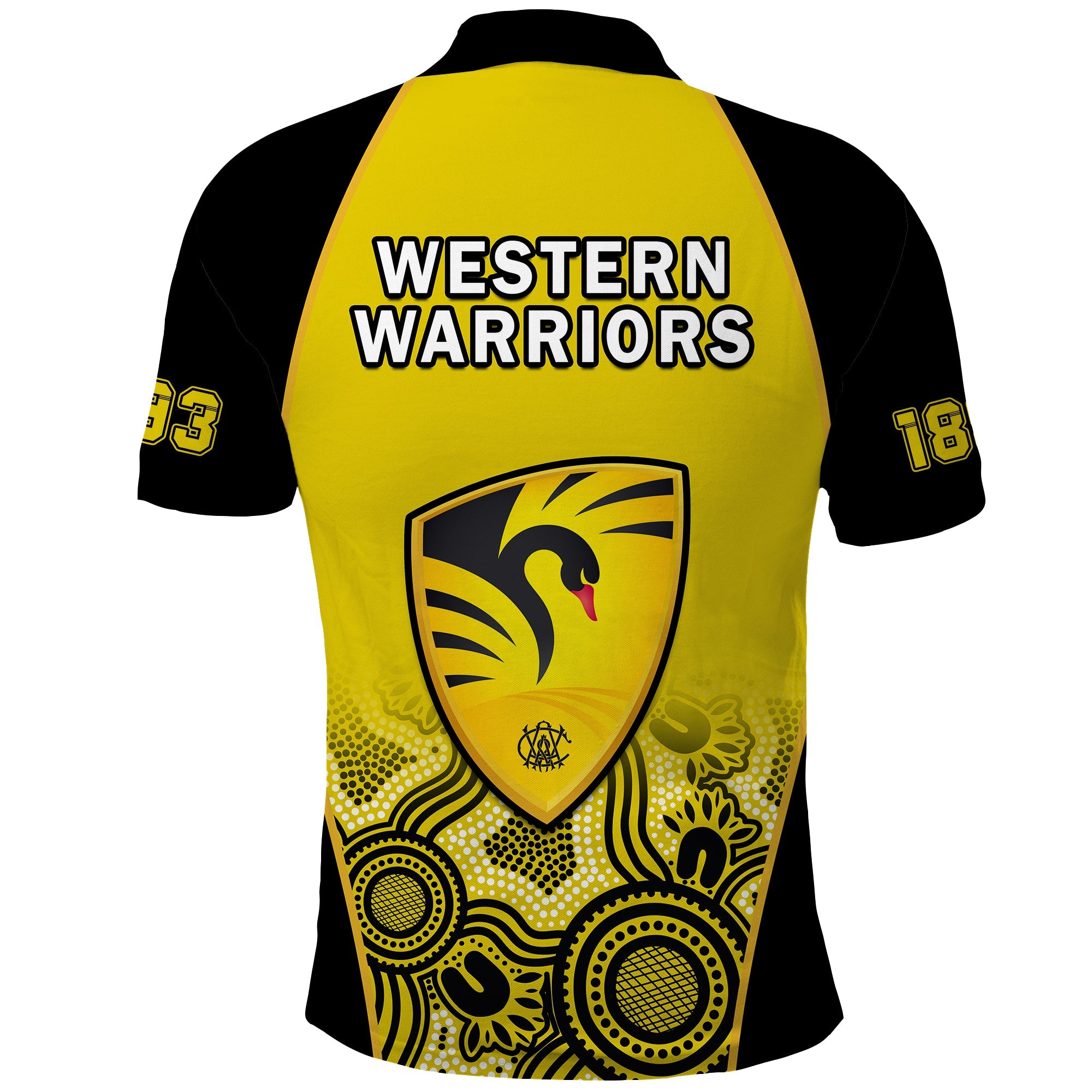 western-australia-cricket-2023-polo-shirt-warriors-sheffield-shield-indigenous