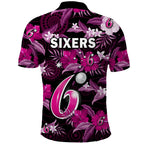 sydney-sixers-cricket-polo-shirt-aboriginal-art-mix-tropical-flowers
