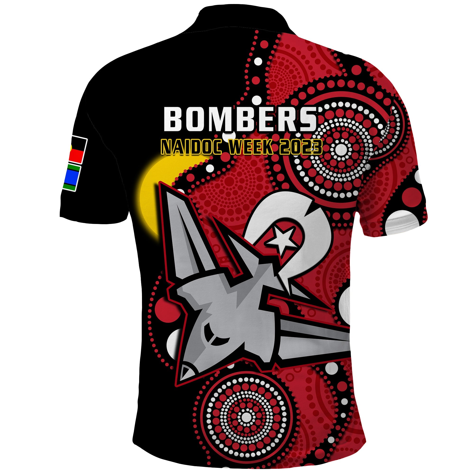 essendon-football-naidoc-2023-polo-shirt-bombers-for-our-elders-indigenous-art