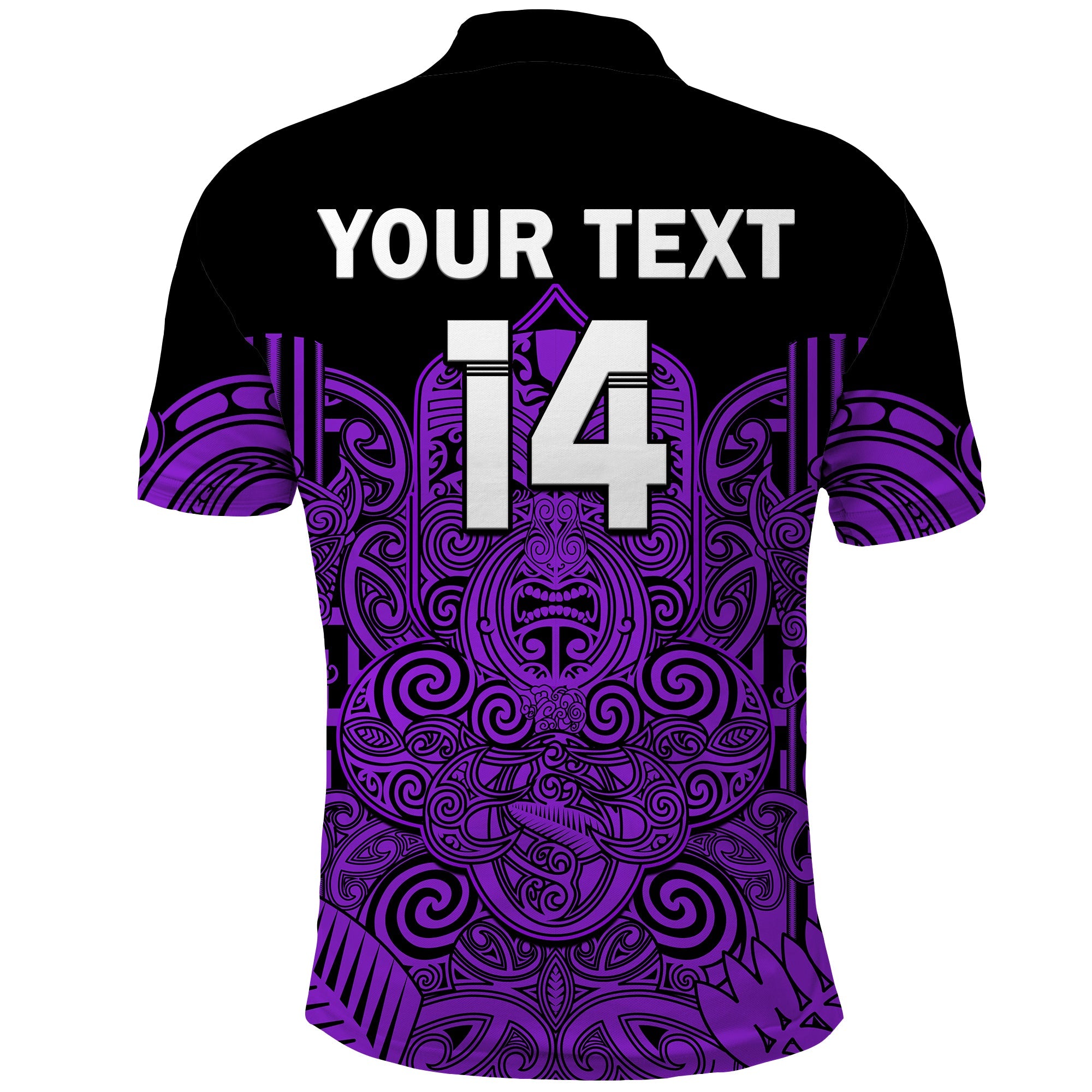custom-text-and-number-new-zealand-tiki-rugby-polo-shirt-nz-maori-koru-pattern-ver04