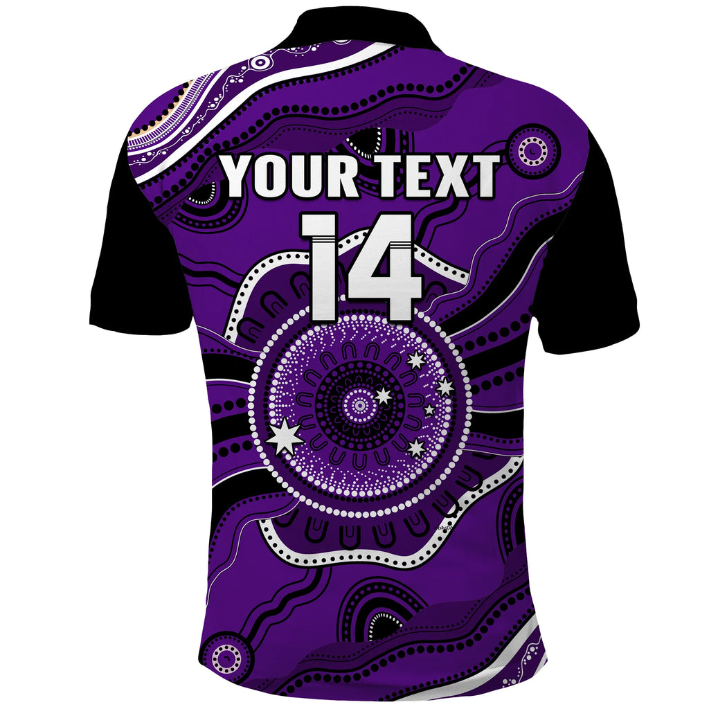custom-text-and-number-perth-glory-football-polo-shirt-dot-painting-style