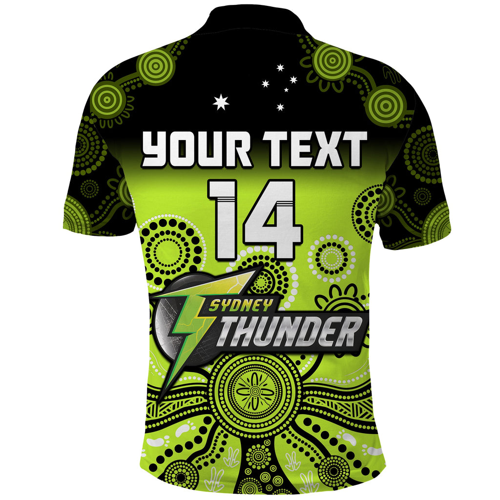 custom-text-and-number-thunder-polo-shirt-sydney-gradient-aboriginal-art