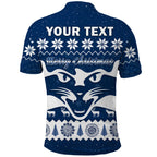 custom-personalised-cats-football-christmas-polo-shirt-geelong-aboriginal-painting