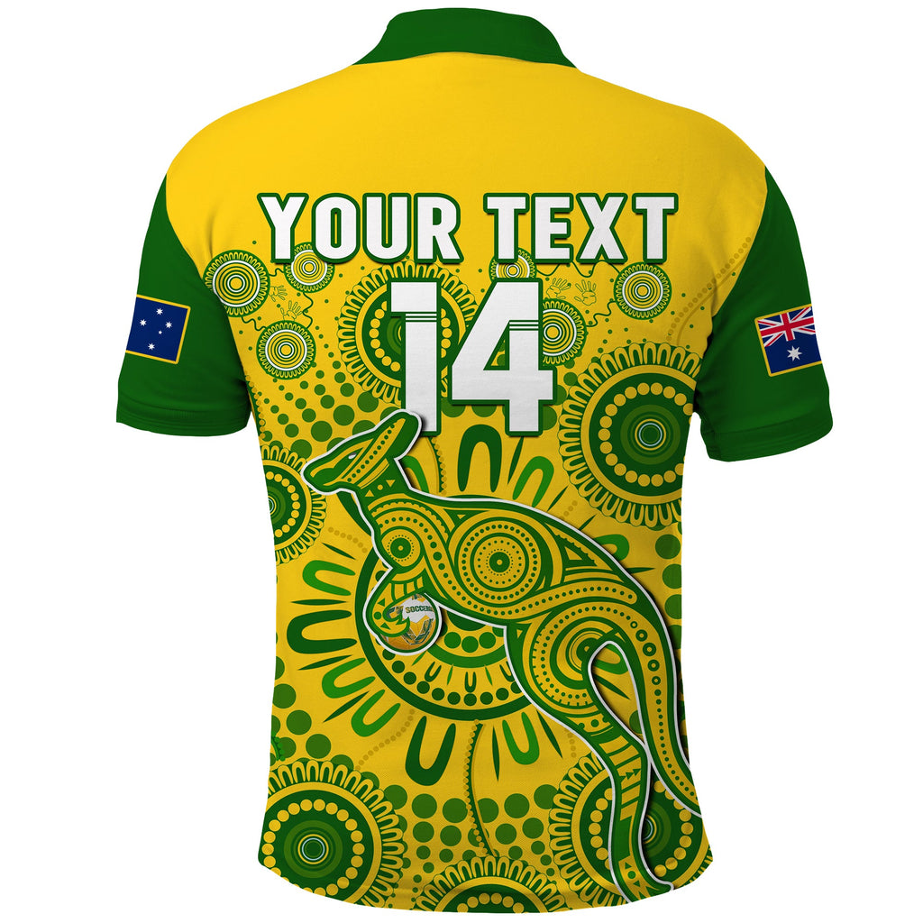 custom-text-and-number-australia-soccer-polo-shirt-socceroos-kangaroo-aussie-indigenous-national-color