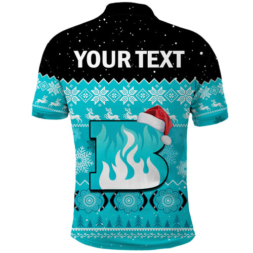 custom-personalised-brisbane-heat-cricket-polo-shirt-aboriginal-merry-christmas