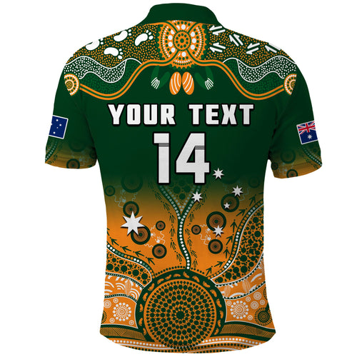 custom-text-and-number-australia-rugby-polo-shirt-wallabies-kangaroo-green-aboriginal