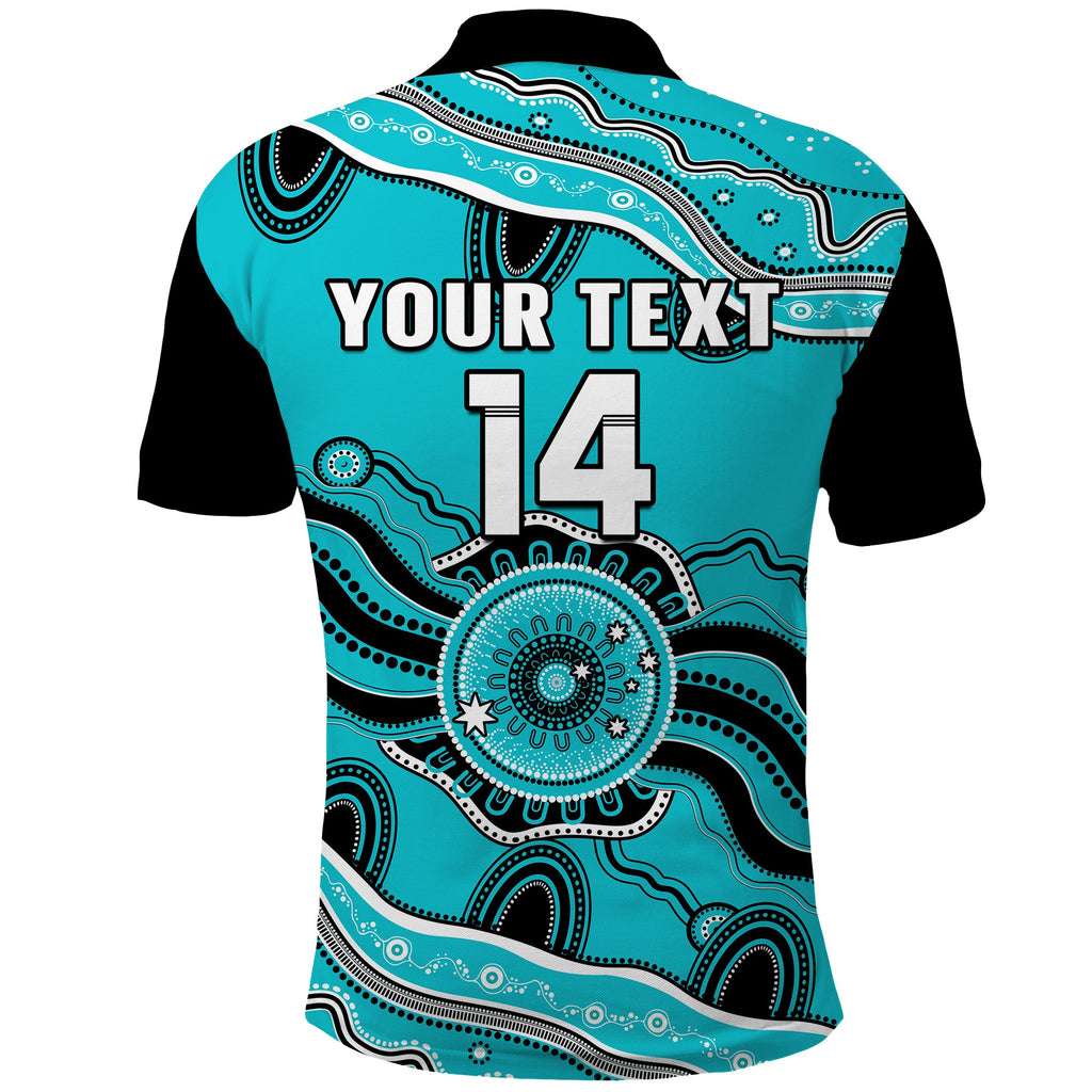 custom-text-and-number-brisbane-heat-cricket-polo-shirt-aboriginal-painting
