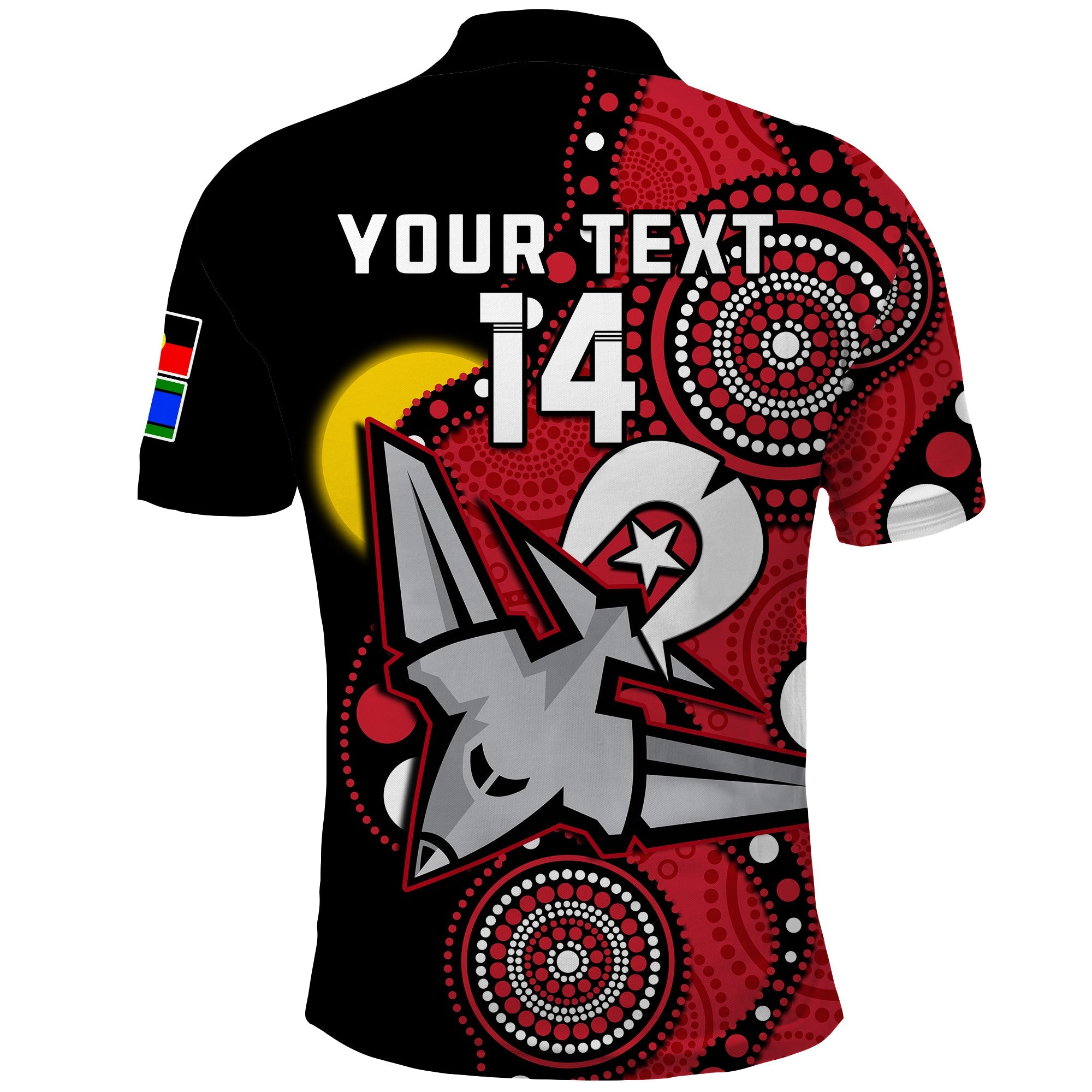 custom-text-and-number-essendon-football-naidoc-2023-polo-shirt-bombers-for-our-elders-indigenous-art