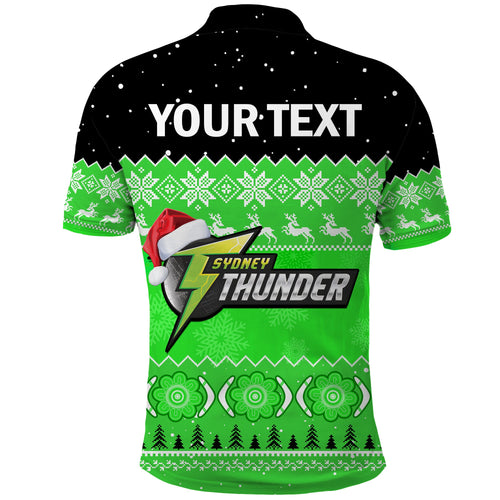 custom-personalised-thunder-cricket-polo-shirt-aboriginal-merry-christmas
