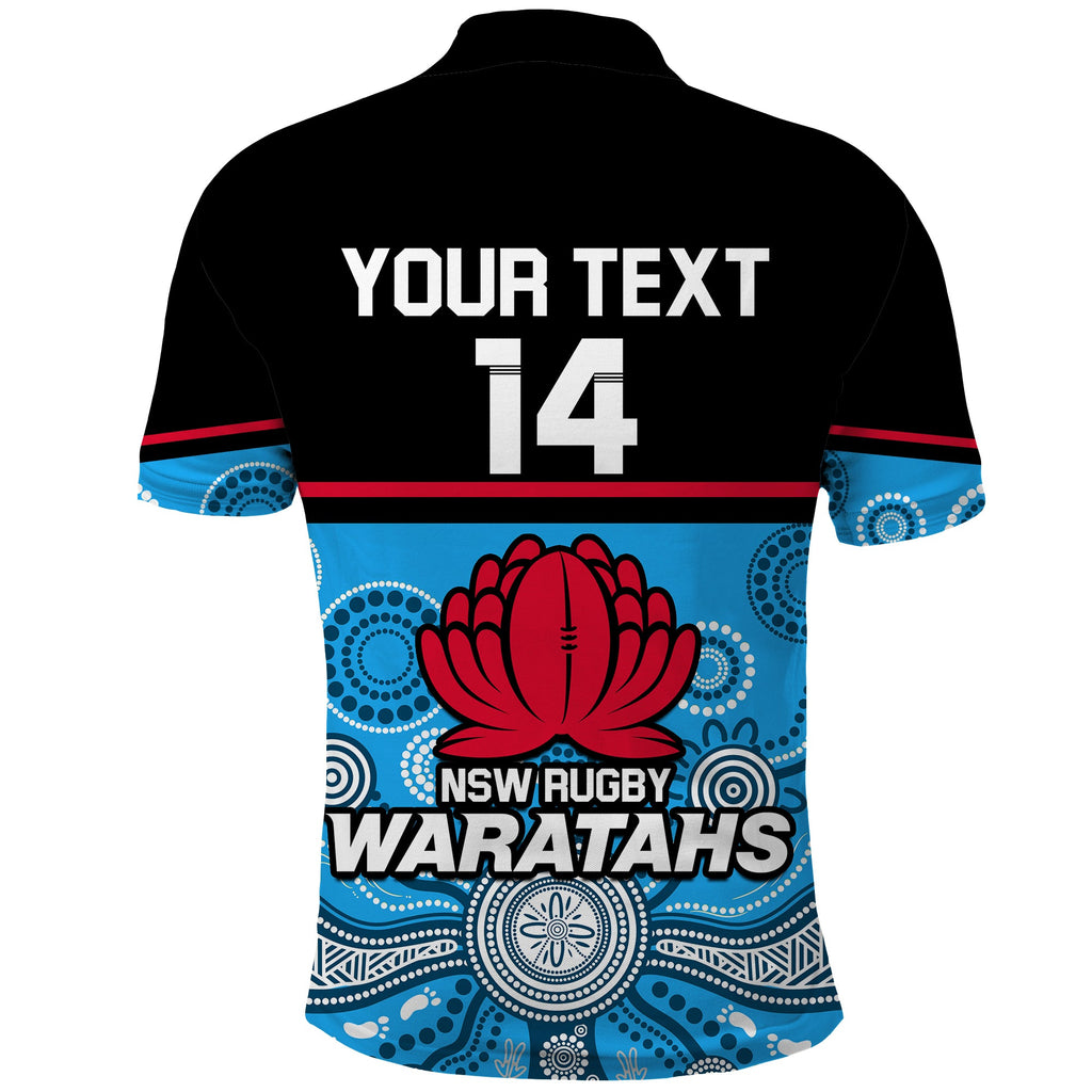custom-text-and-number-waratahs-super-rugby-2023-polo-shirt-nsw-tahs-indigenous-art